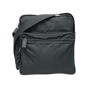 PRADA shoulder bag cross Body Belt Bum Crossbody leather black